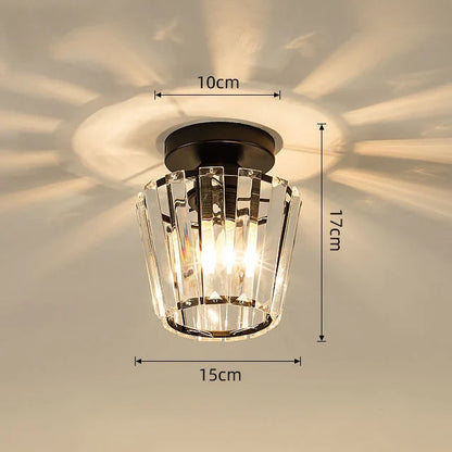 Crystal Pendant Light Led Ceiling Lamp