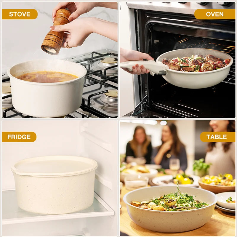 Astercook Ceramic Cookware Set