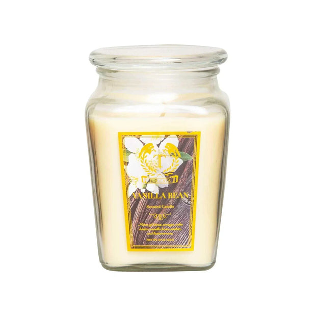 18oz diamond jar aroma scented candle gif18oz Aromatherapy Scented Candle Gift Set in diamond jars with single wick, featuring various fragrances for relaxation and aromatherapy.t set in elegant packaging.