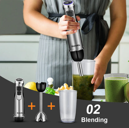 4 in 1  Immersion Hand  Blender Mixer