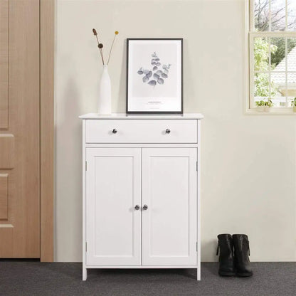 Freestanding Floor Cabinet Storage Unit