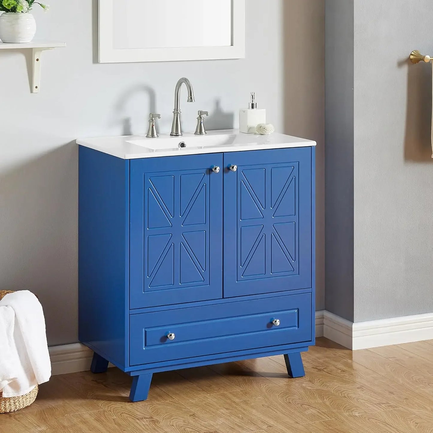 36" Bathroom Vanity With Sink