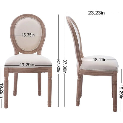 French Country Dining Chairs Set of 4