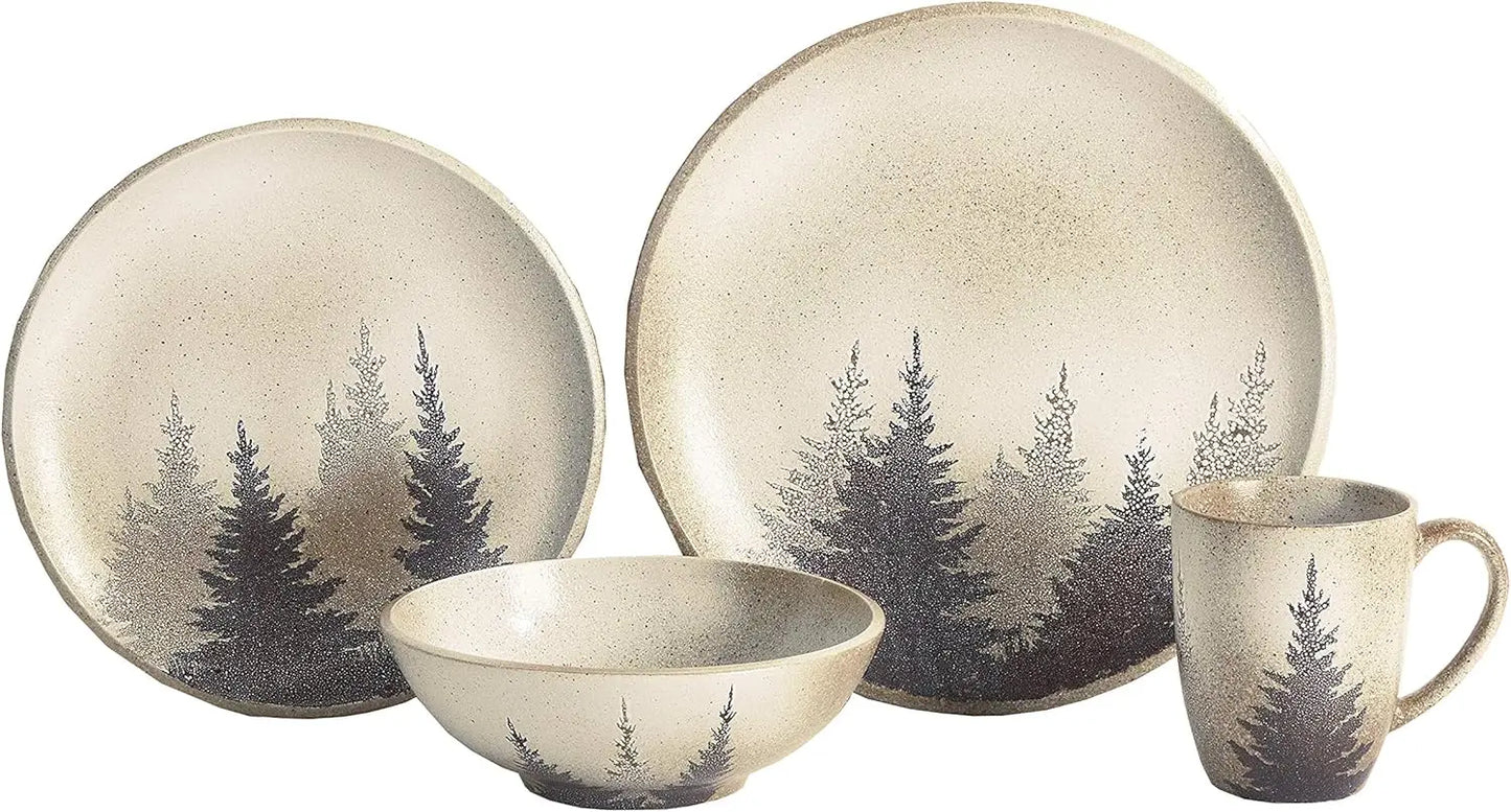 Pine Tree Theme Dishware Set