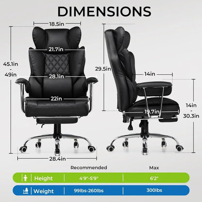 Gaming Chair, Office Chair Lumbar Support