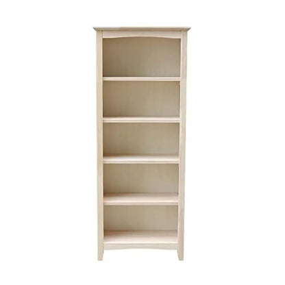 Solid Hardwood Shaker Bookcase 60"