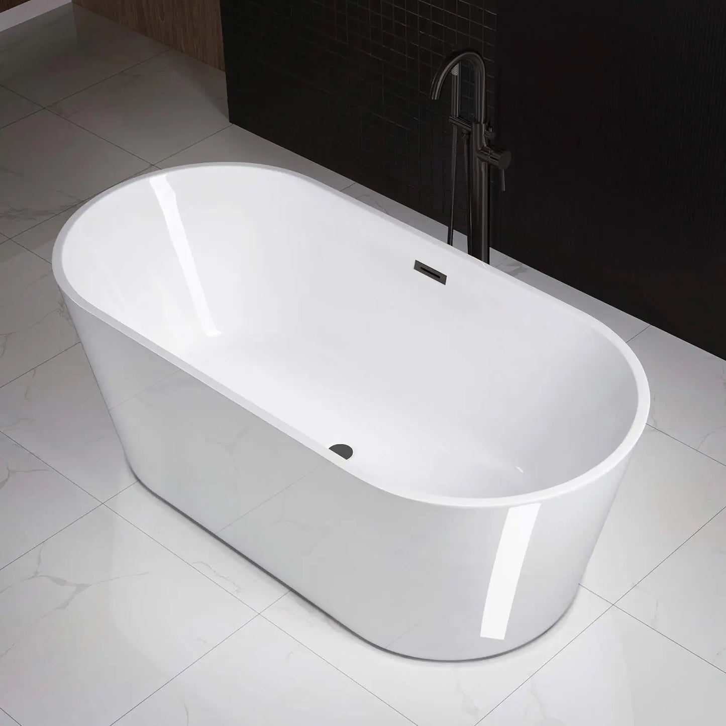 Freestanding  Contemporary Soaking  Tub