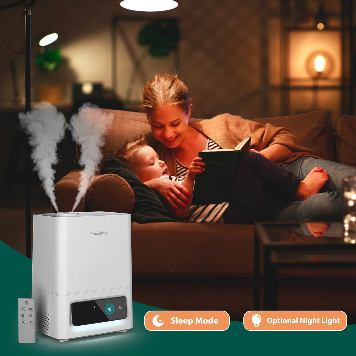 6L Cool Mist Humidifiers for Bedroom