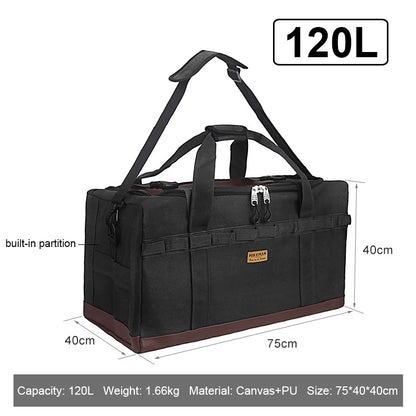 Large Capacity Camping Bag 120L, 53L