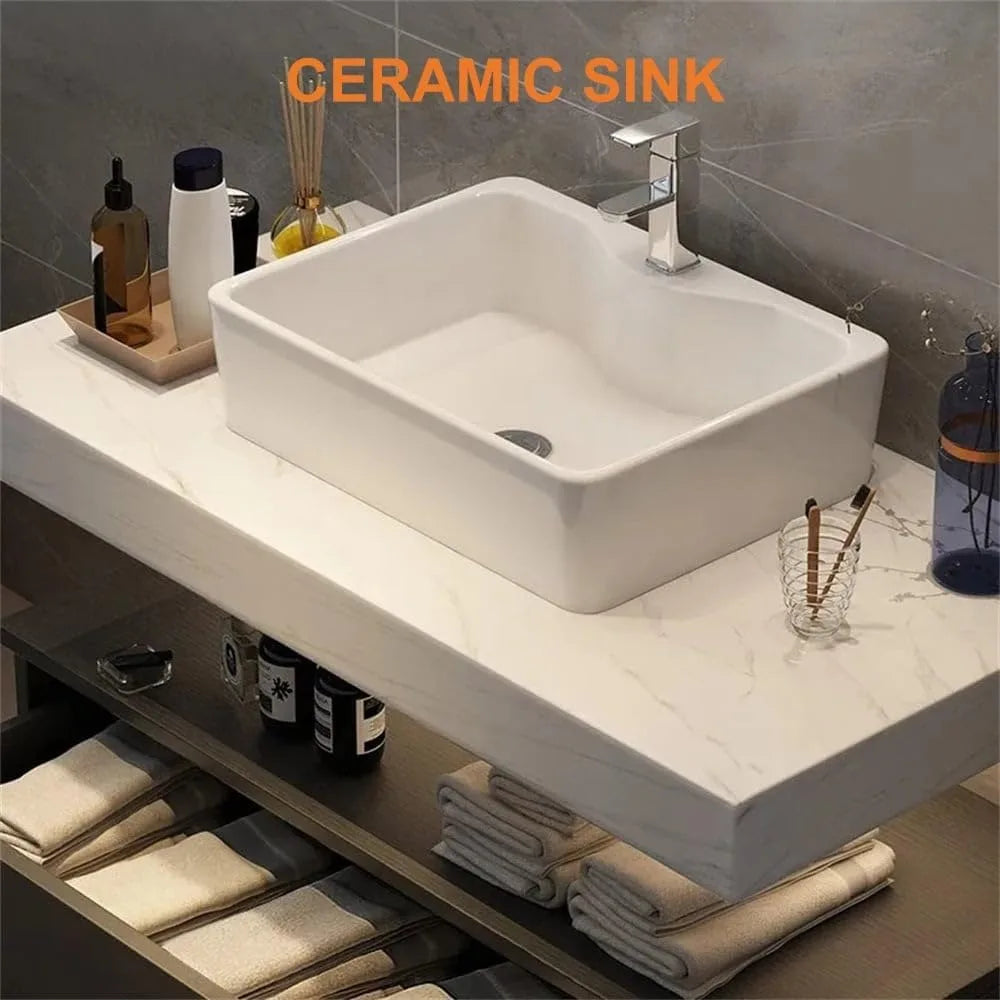 35'' Floating Bathroom Sink Vanity Set