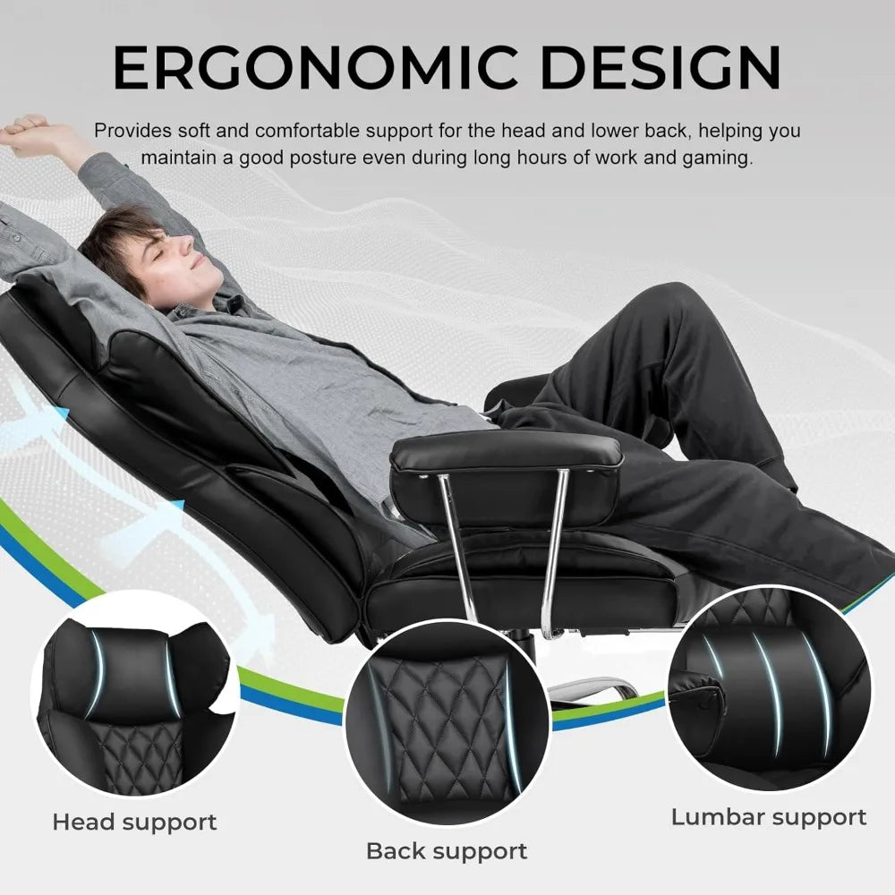 Gaming Chair, Office Chair Lumbar Support