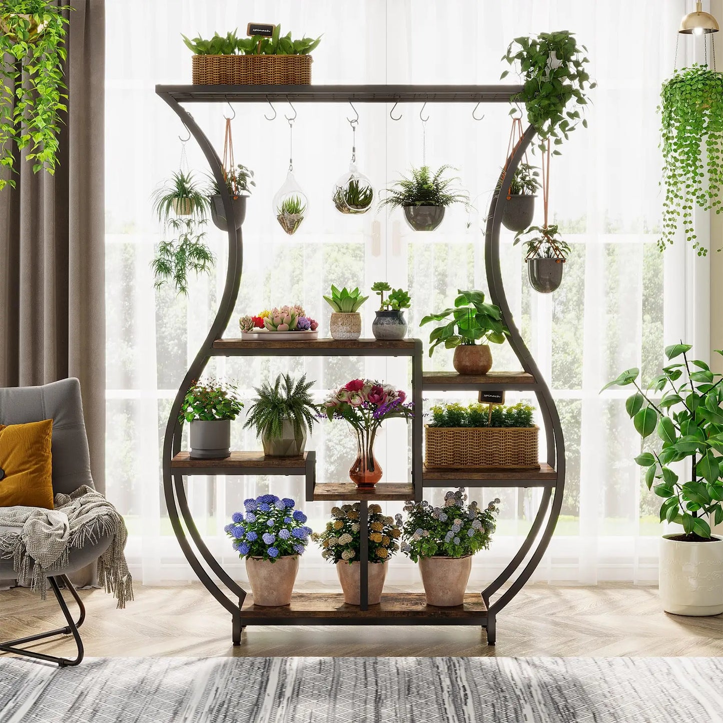 6-Tier  Ladder Plant Stand