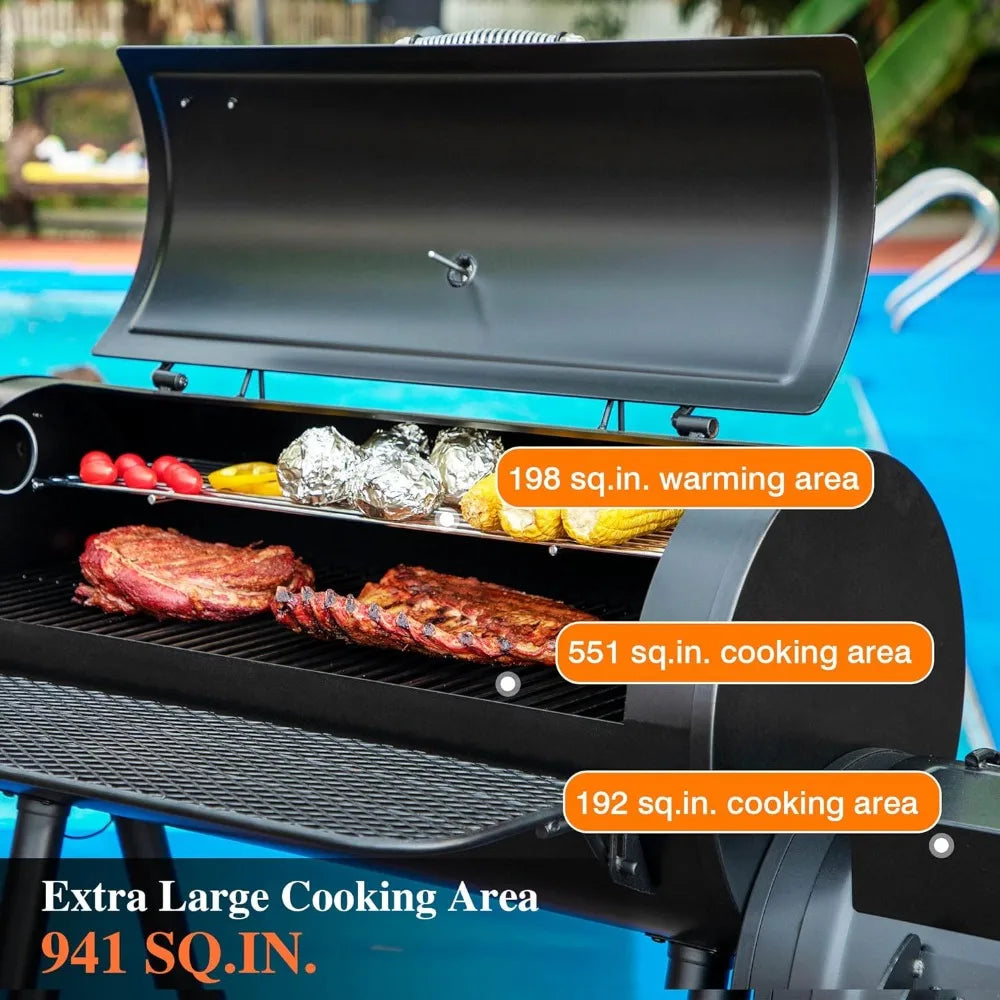 Heavy-Duty Charcoal Smoker Grills