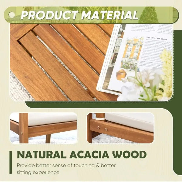 Patio Furniture  Outdoor Acacia Wood