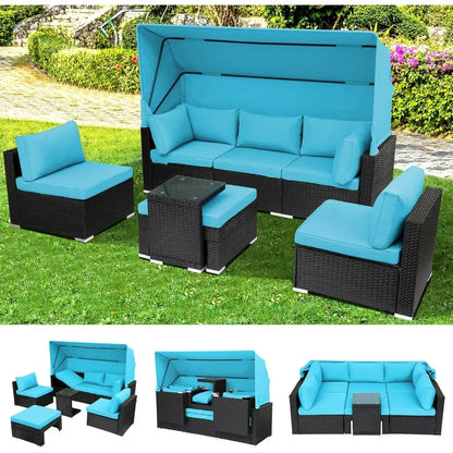 7 Pieces Patio Furniture Sets