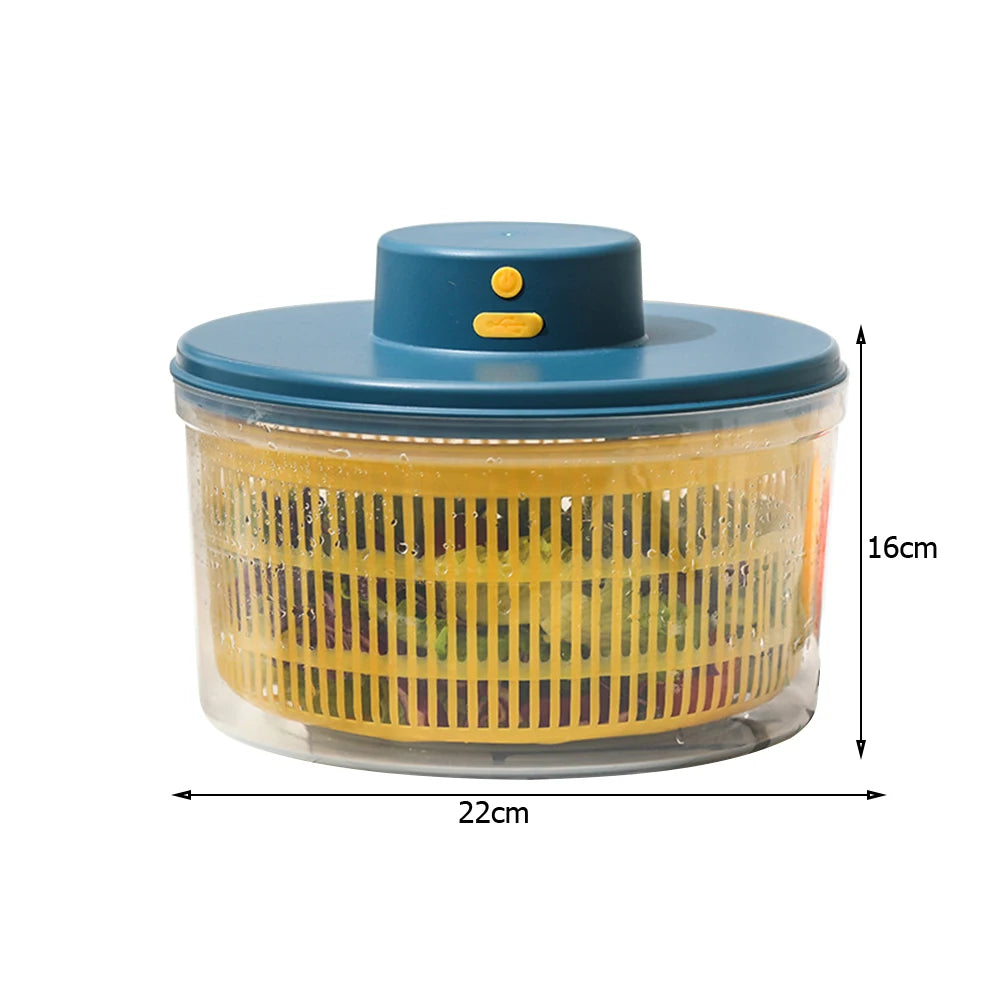 Electric Salad Spinner Leafy Vegetables