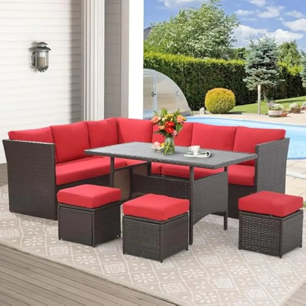 7 Pieces Patio Furniture Set