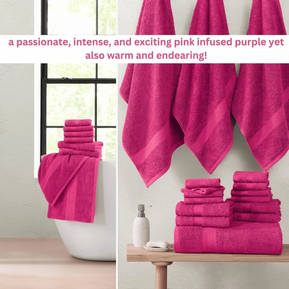 100%Cotton Bath Towel  24 piece