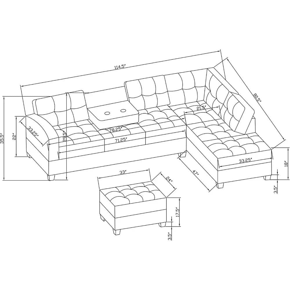 Living Room Sofa Set