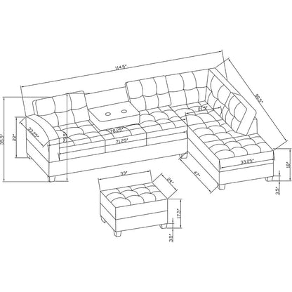 Living Room Sofa Set