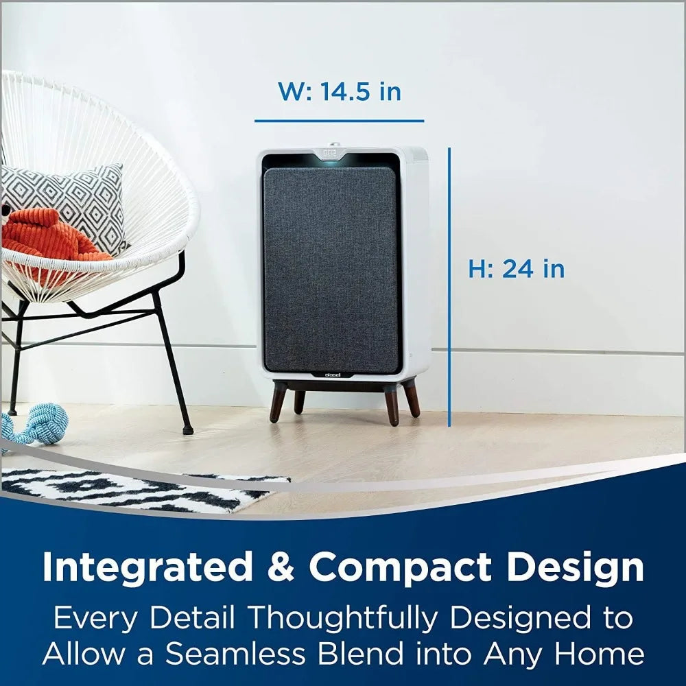 Smart Air Purifier with HEPA, Carbon Filters