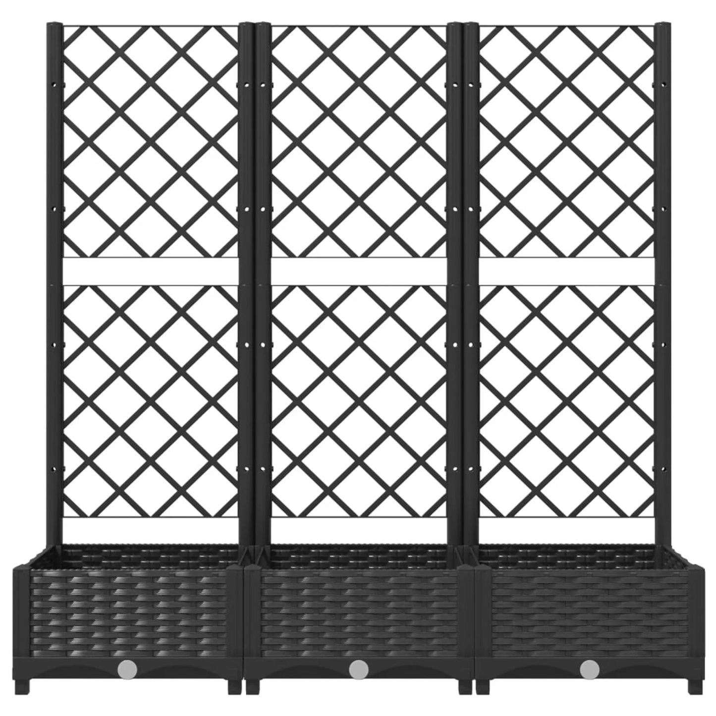 Large Outdoor Garden Planter with Trellis