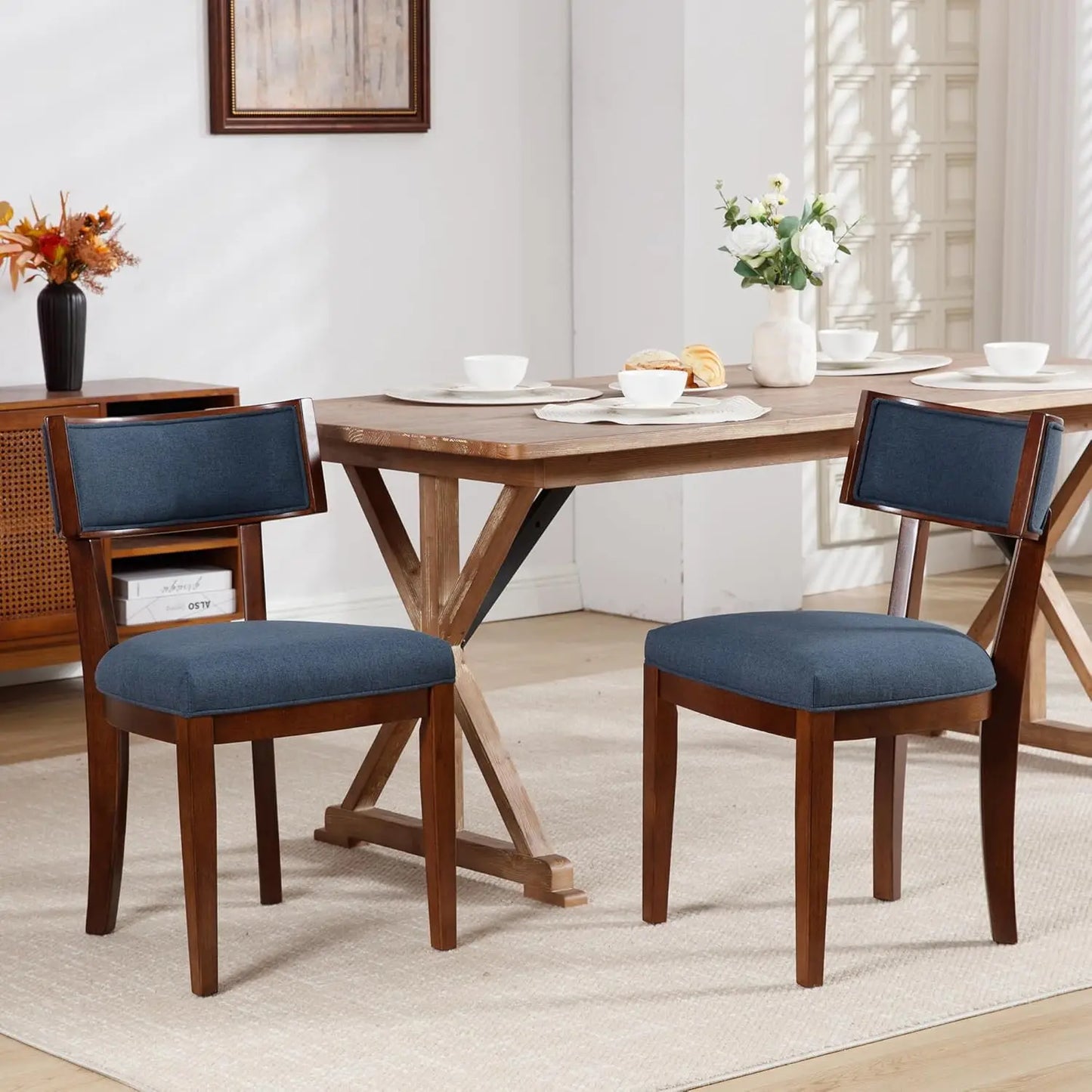 Set of 4 Farmhouse Dining Room Chairs