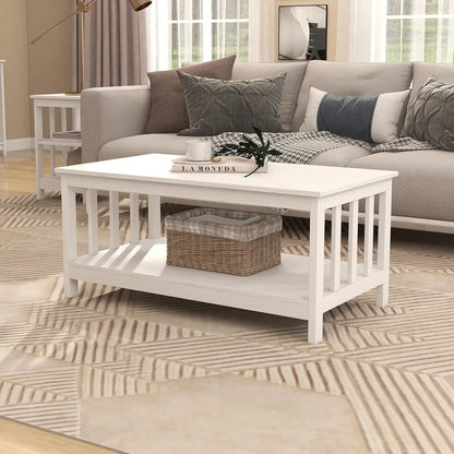 Mission Wooden Living Room Coffee Table