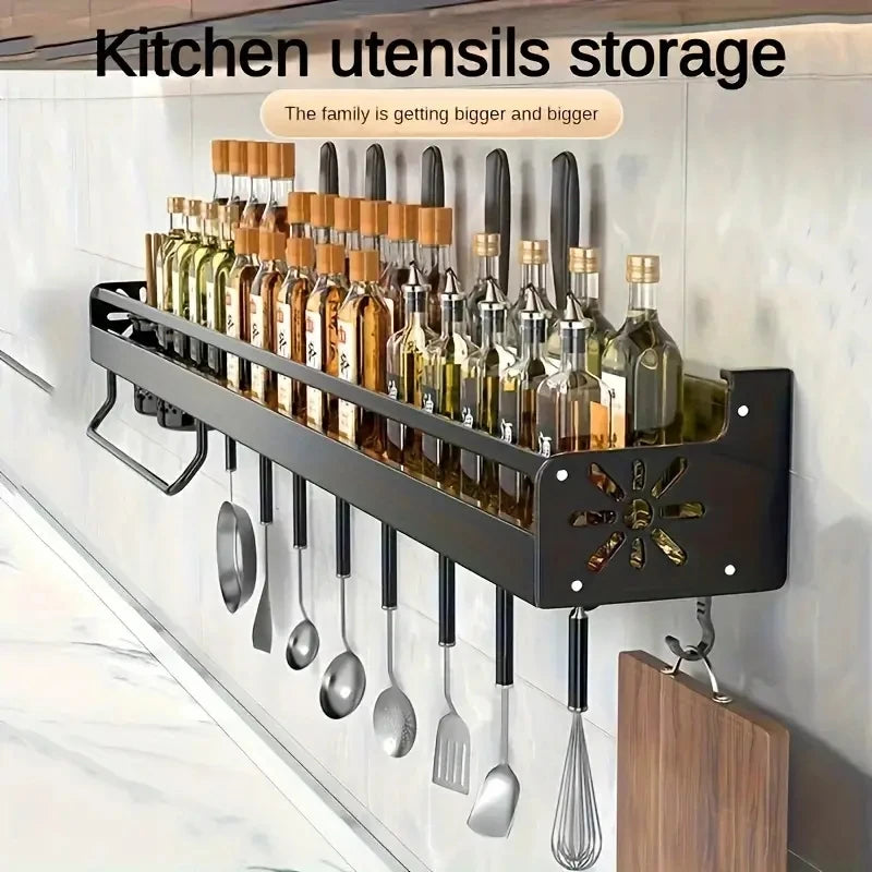 Kitchen Spice Knife Storage Rack