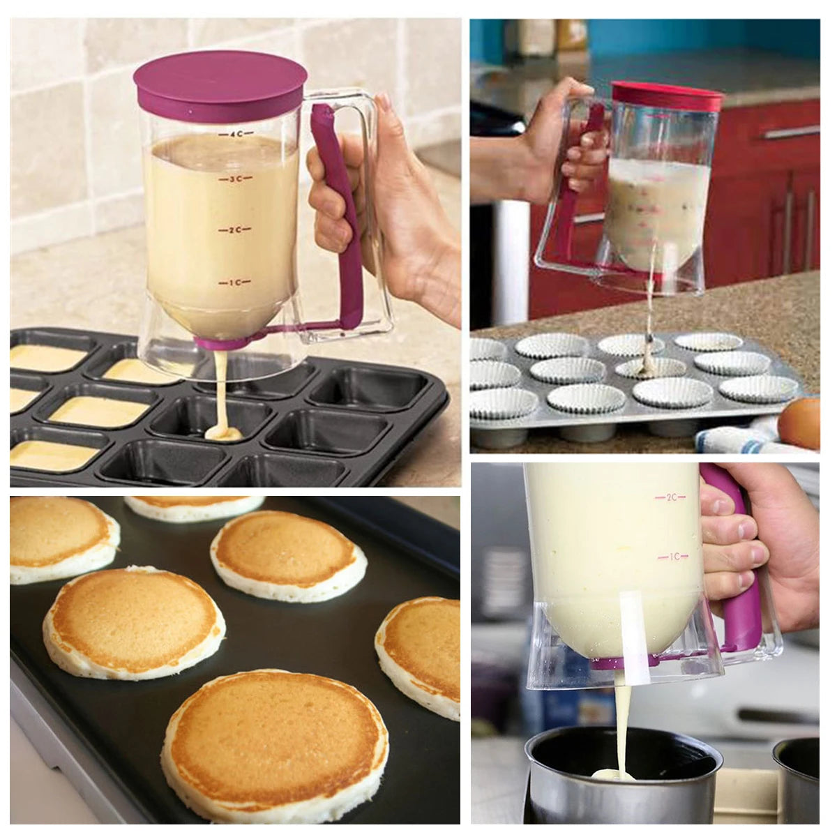 Pancake Dispenser with Measuring Label