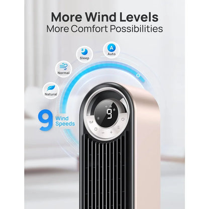 Voice Control Smart Tower Floor Fan