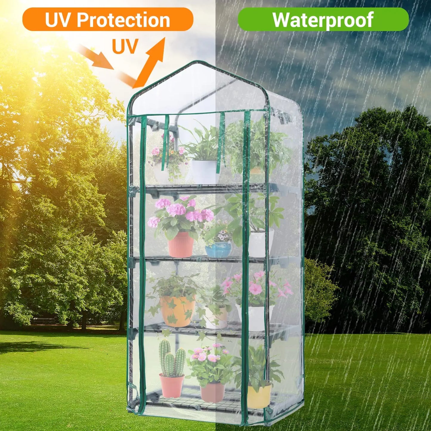 Heavy Duty Mini Greenhouse for Outdoors