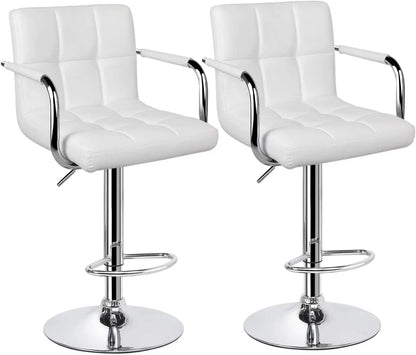 Set of 2 Modern Counter Height Stools