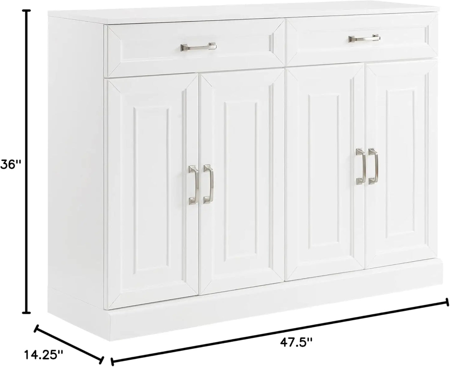 Crosley Furniture Stanton Sideboard, White