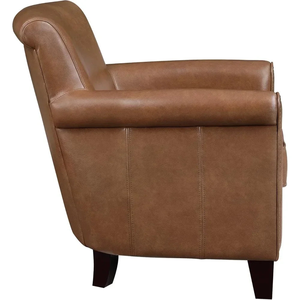 Genuine Leather Accent Chairs