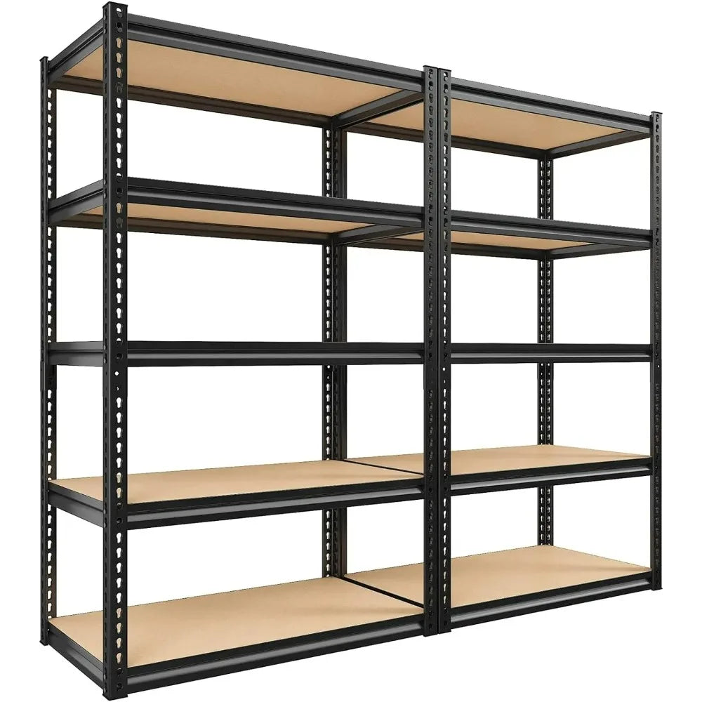 Adjustable 5 Tier Metal Storage Shelving