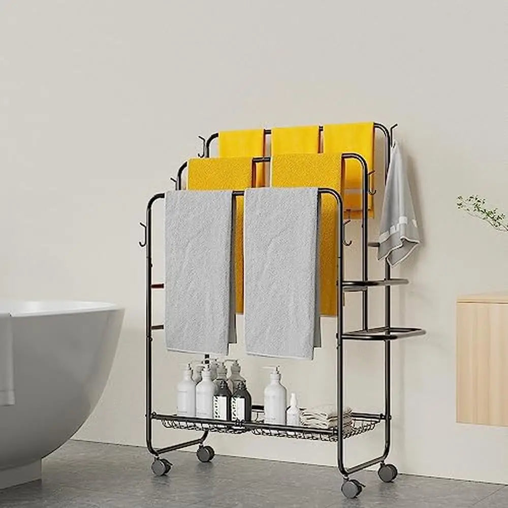 3-Tier Pool Towel Rack