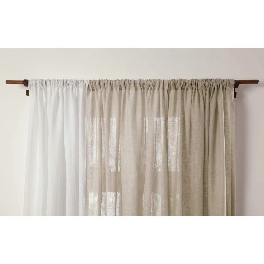 Linen Sheer Curtain 96 Inches Long