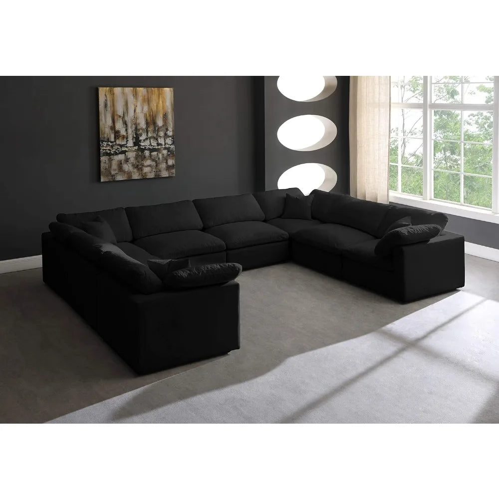 U-Shaped Modular Sectional Sofa