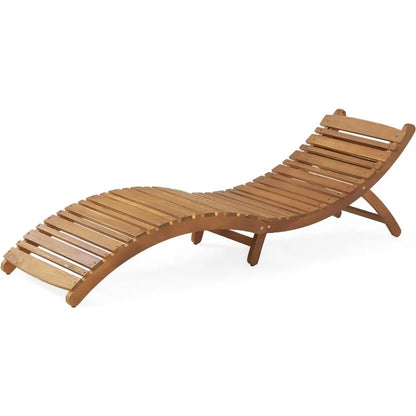 Lahaina Wood Chaise Lounge