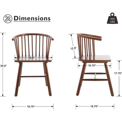 Farmhouse Spindle Back Dining Room Chairs