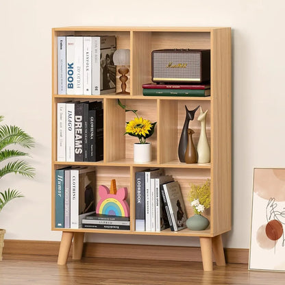 Wooden 7 Cube Book Shelf,