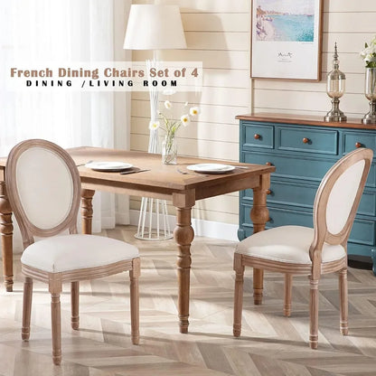 French Country Dining Chairs Set of 4