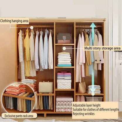 Adjustable Height Storage of Wardrobe