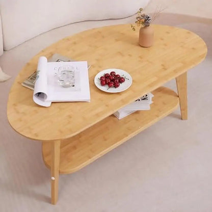 Nature Bamboo Oval Coffee Table