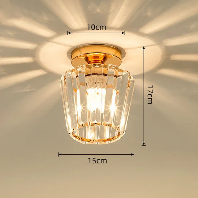 Crystal Pendant Light Led Ceiling Lamp