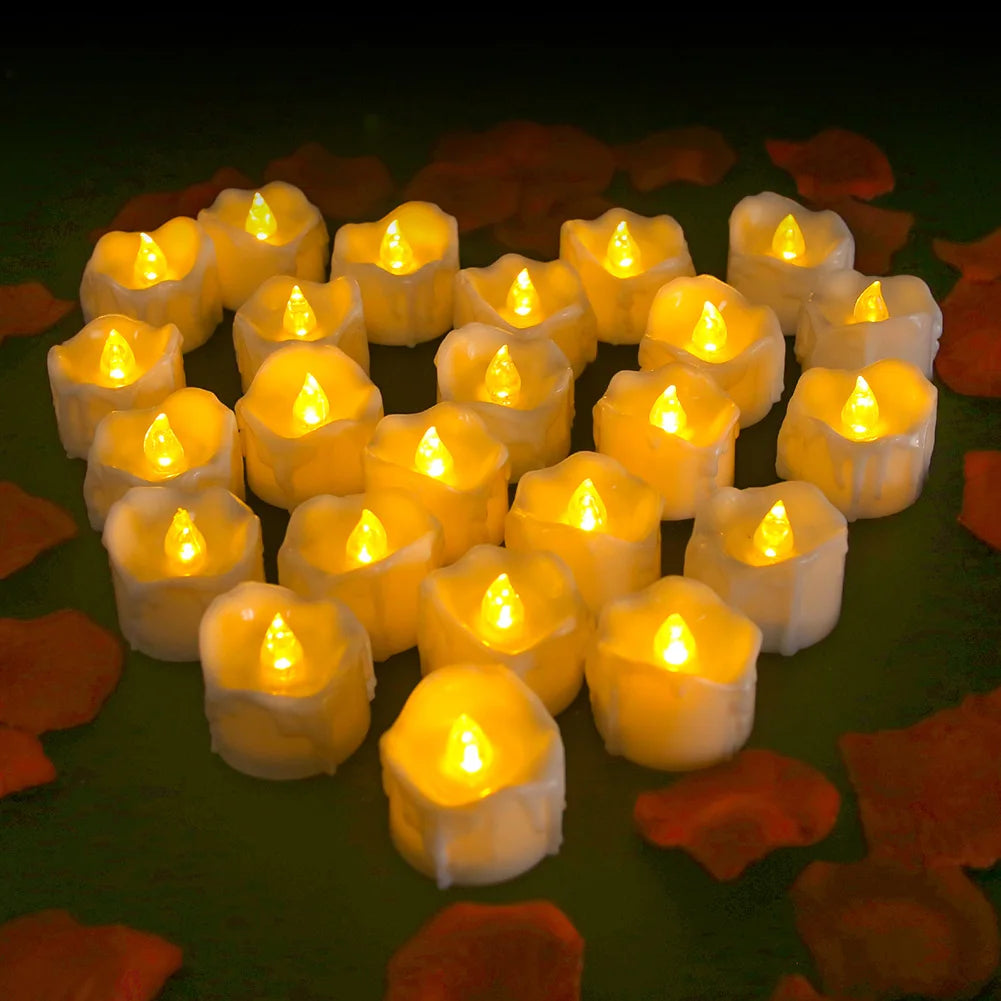 Flameless LED Flickering Candle For Decoration