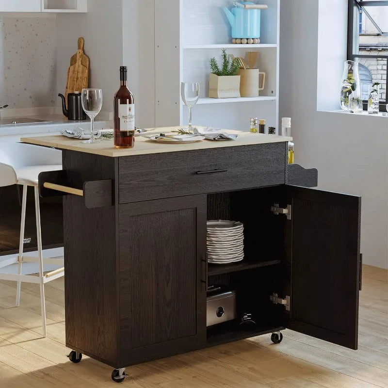 Rolling Kitchen Island Table