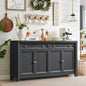 Farmhouse Buffet Storage Cabinet with Drawers