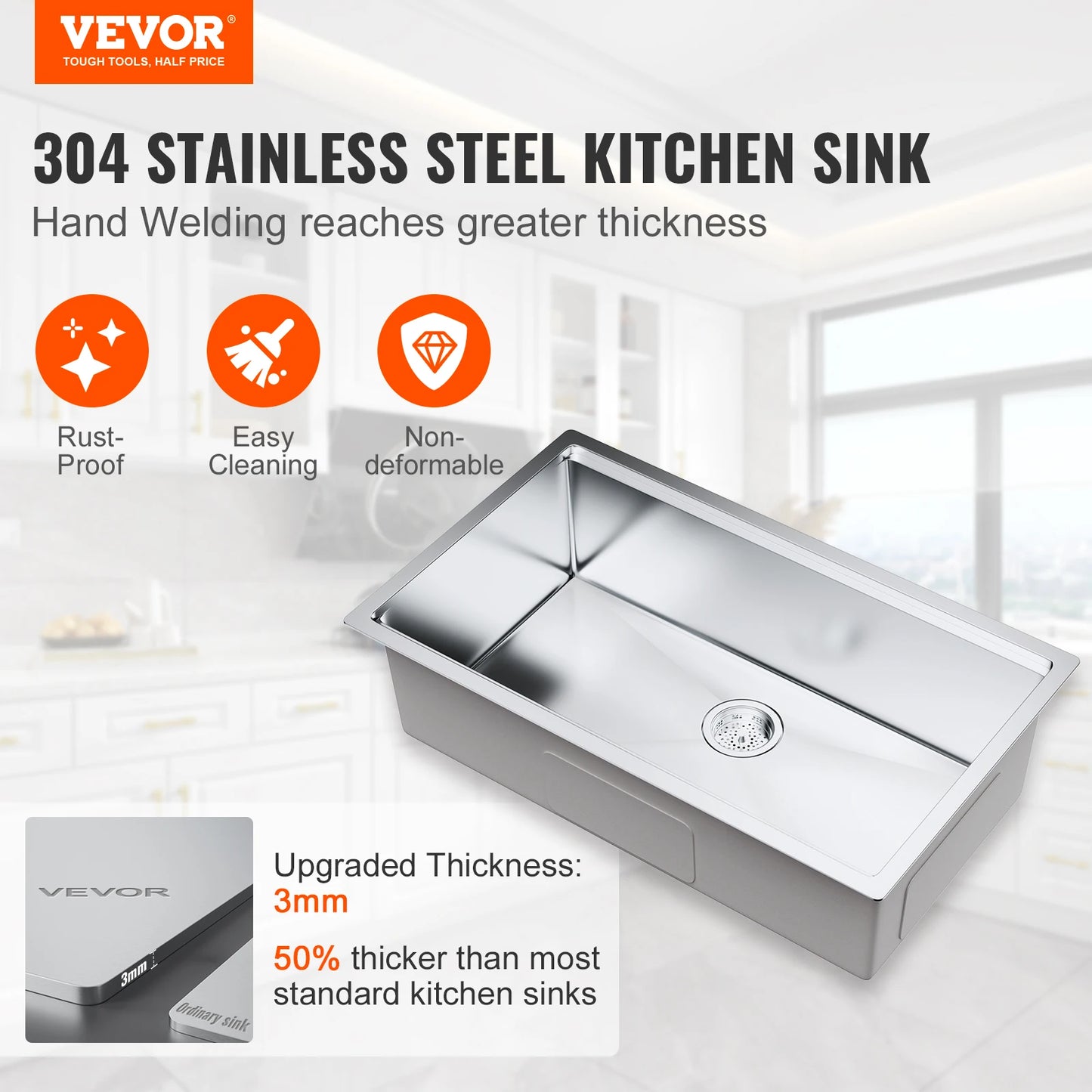 Undermount Stainless Steel Kitchen Sink